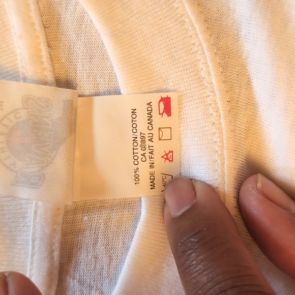 Ravens| NWOT Vintage Toronto Raptors White Short Sleeve T-shirt Cotton - Picture 11 of 11